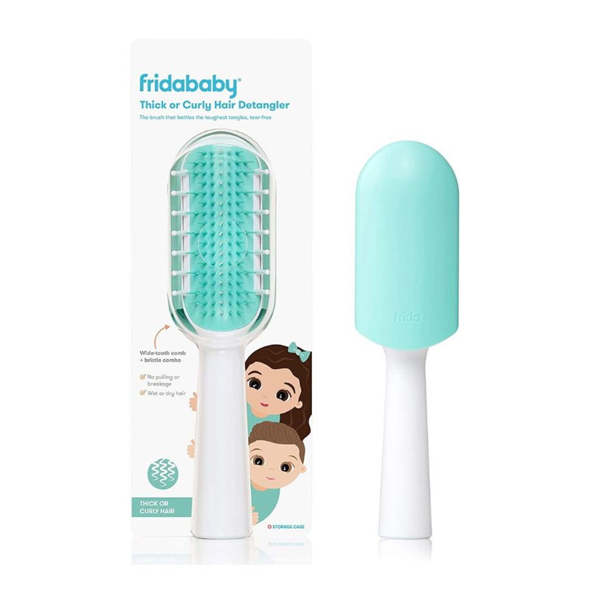 GENERICO - Peine Cepillo Desenredante para cabello rizado Frida Baby