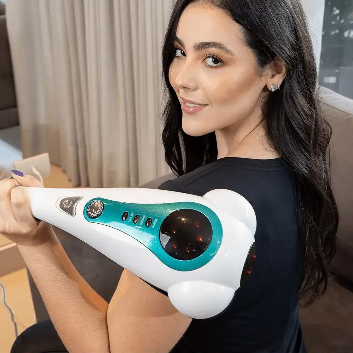 PERUMASSAGE - Masajeador Profesional con Flujo de Aire Caliente  Infrarrojos.