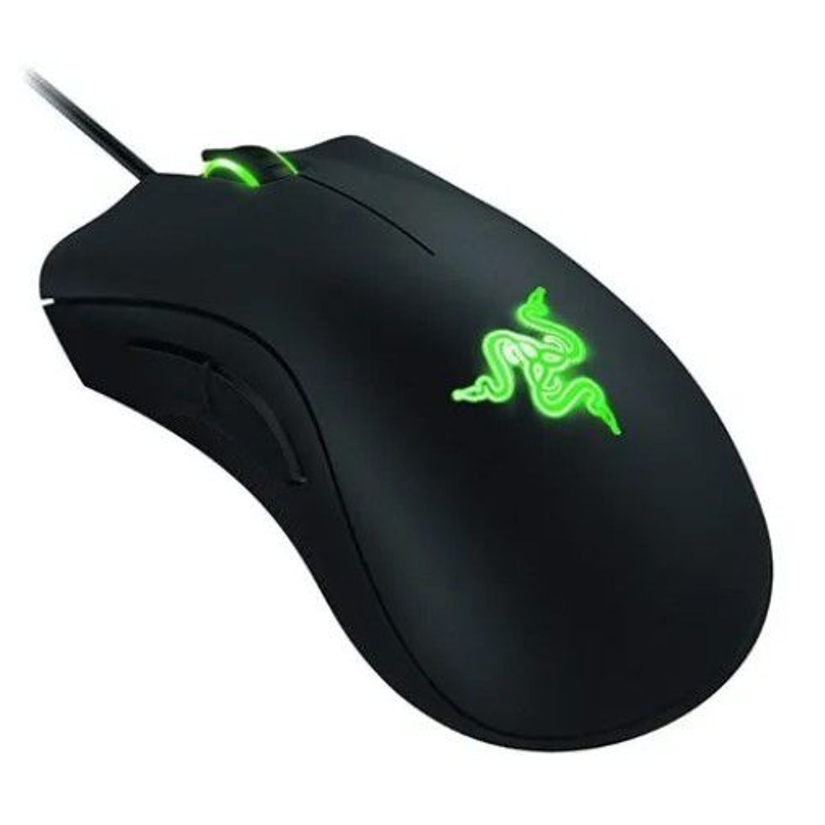 RAZER - Mouse Razer Deathadder Essential green light - Negro