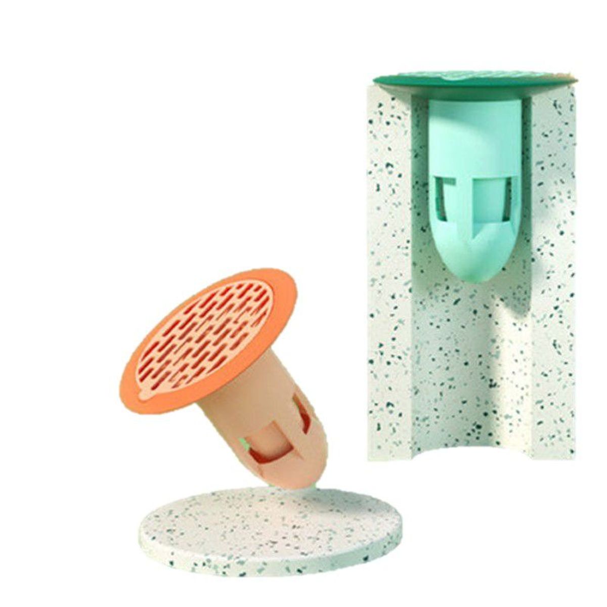 GENERICO - Set de 3 - Drenaje de piso Filtro extraíble para ducha multifuncional