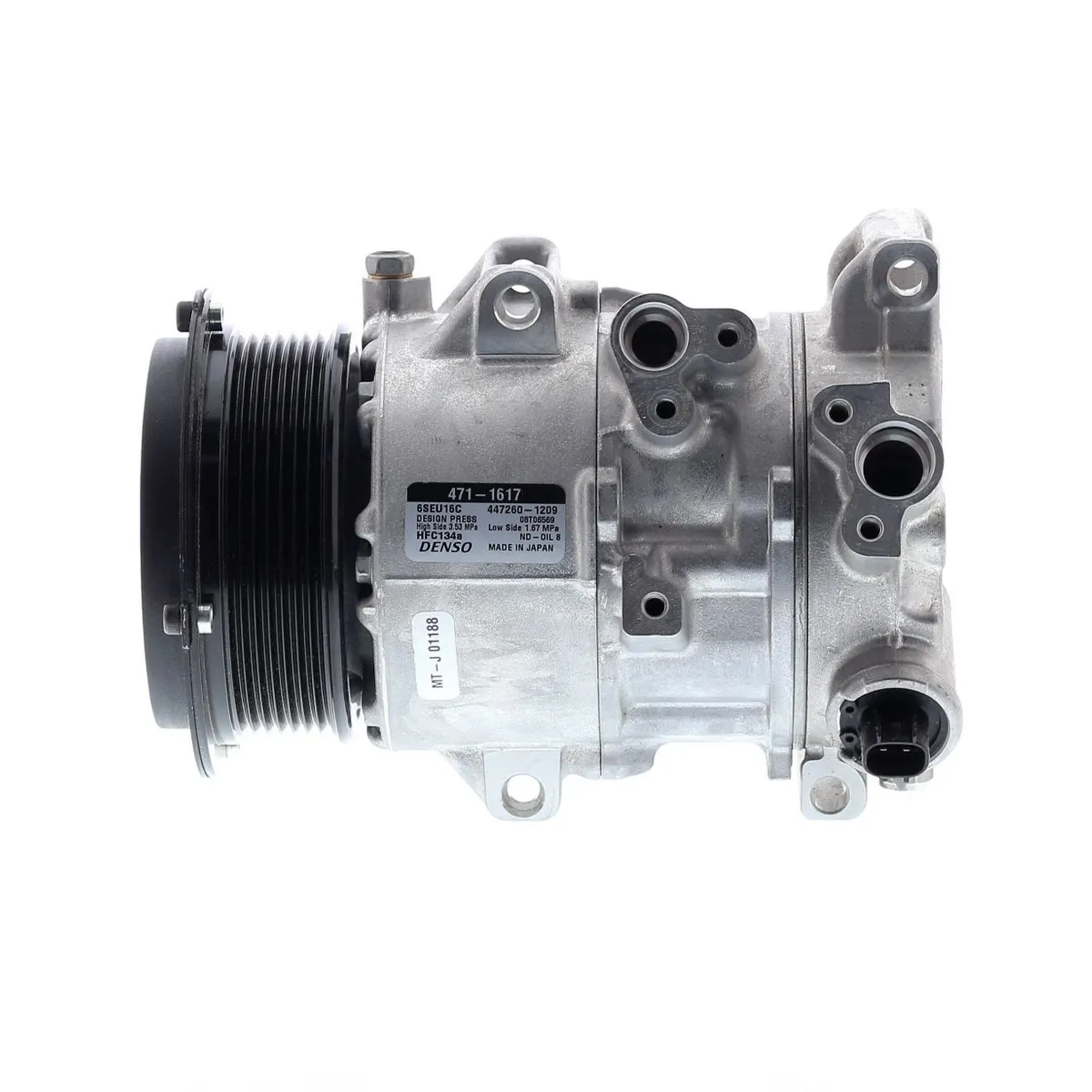 DENSO - Compresor de AC 6SEU16C 7PK 12V 110MM RAV4 24L 06-08 OE DENSO