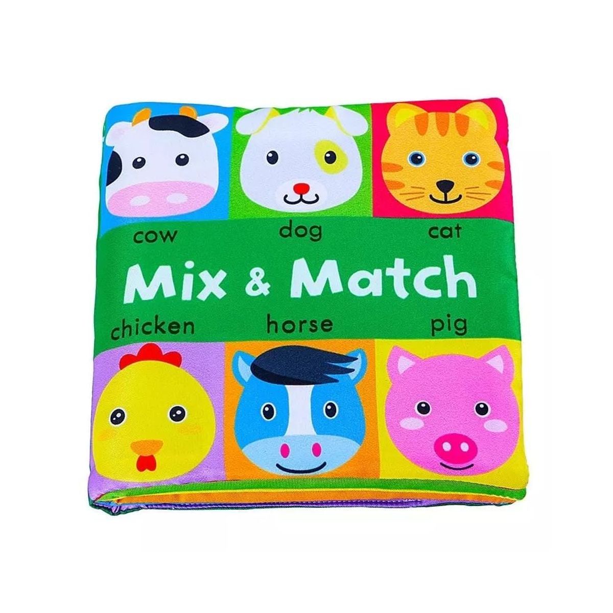 CUENTA OVEJAS - Libro Sensorial De Tela Con Rompecabeza Bebes De La Granja