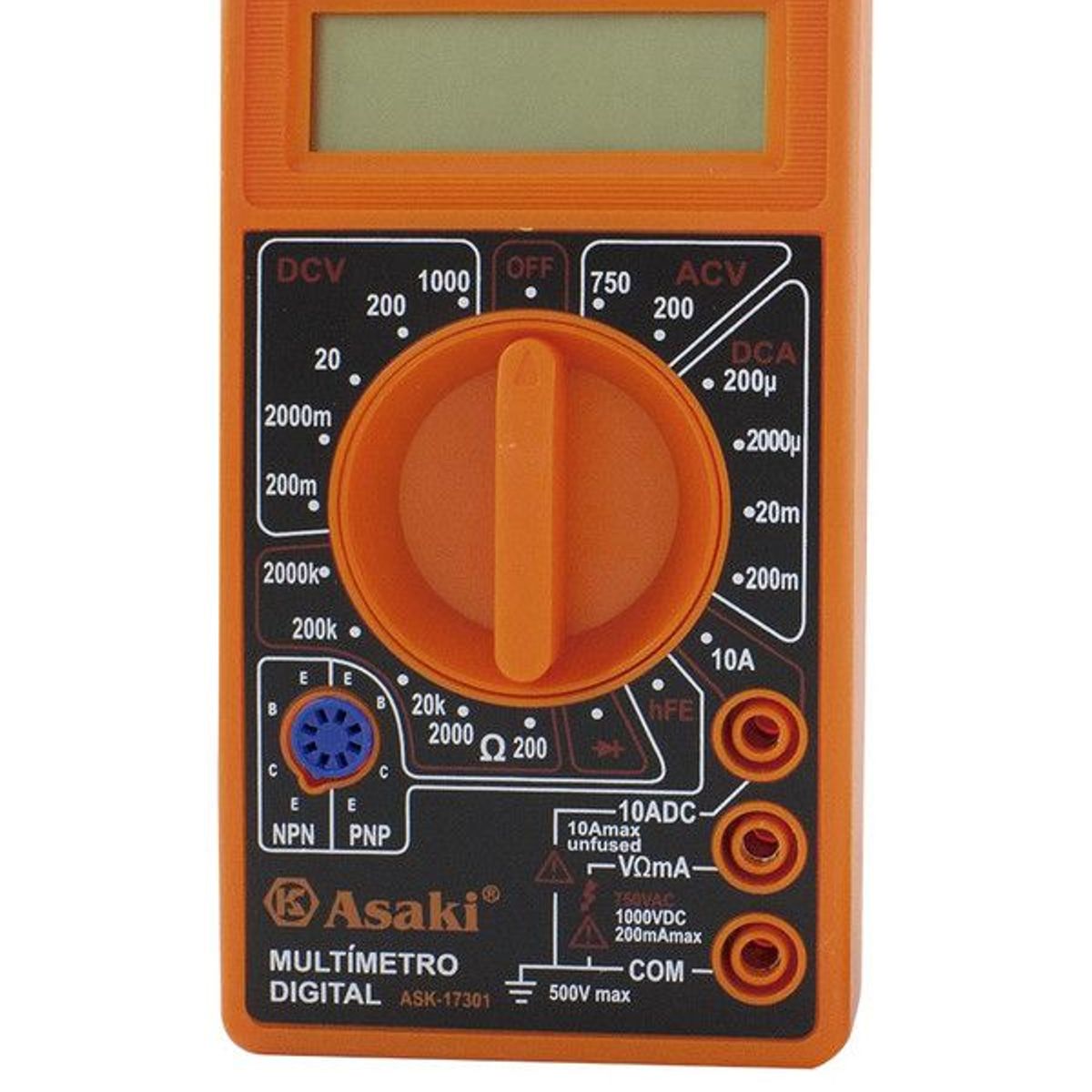 ASAKI - MULTITEST DIGITAL DE BOLSILLO IEC 6F226LR61