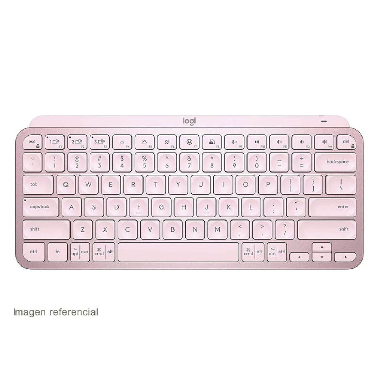 LOGITECH - Teclado Logitech Mx Keys Mini Multi-Device Bt Iluminado Rose
