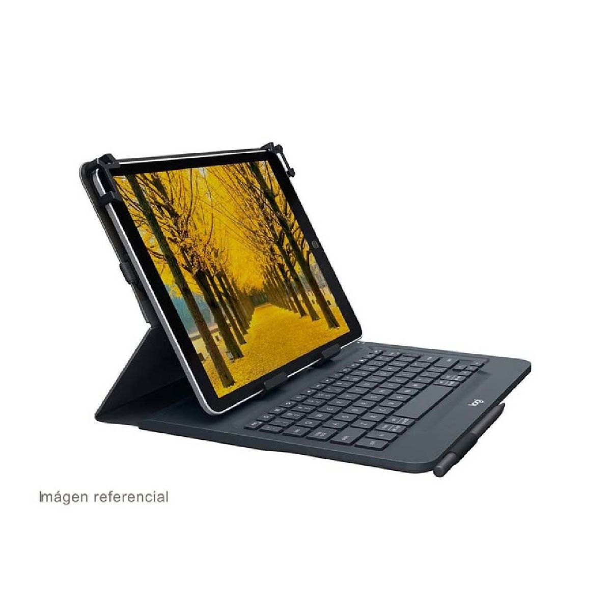 LOGITECH - Funda con Teclado para Tablet Universal Folio 10 Bluetooth Logitech