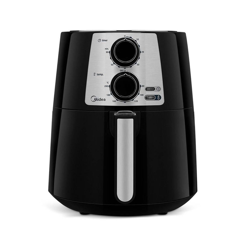 MIDEA - Freidora de Aire Eléctrica Midea 3.5 litros 1400 watts Negra
