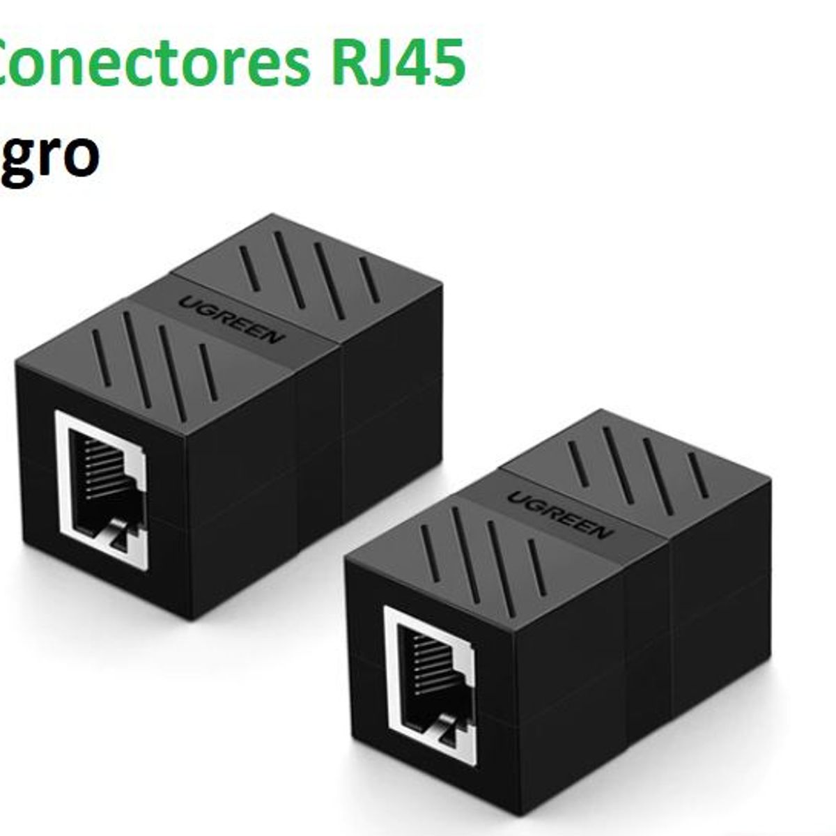 UGREEN - Conector Ethernet RJ45 para Cat7 Cat6 Cat5e hembra a hembra