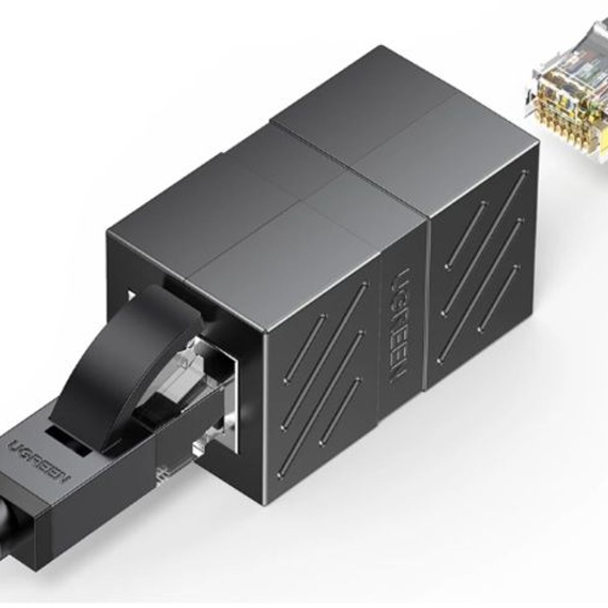 UGREEN - Conector Ethernet RJ45 para Cat7 Cat6 Cat5e hembra a hembra