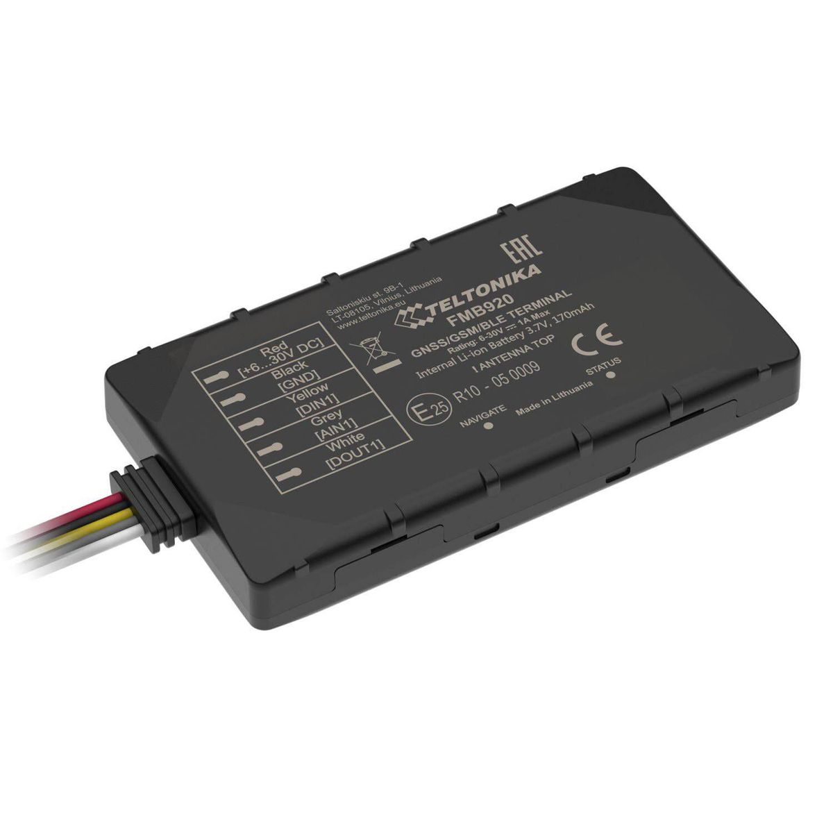 TELTONIKA - GPS VEHICULAR TELTONIKA FMB 920 Bluetooth