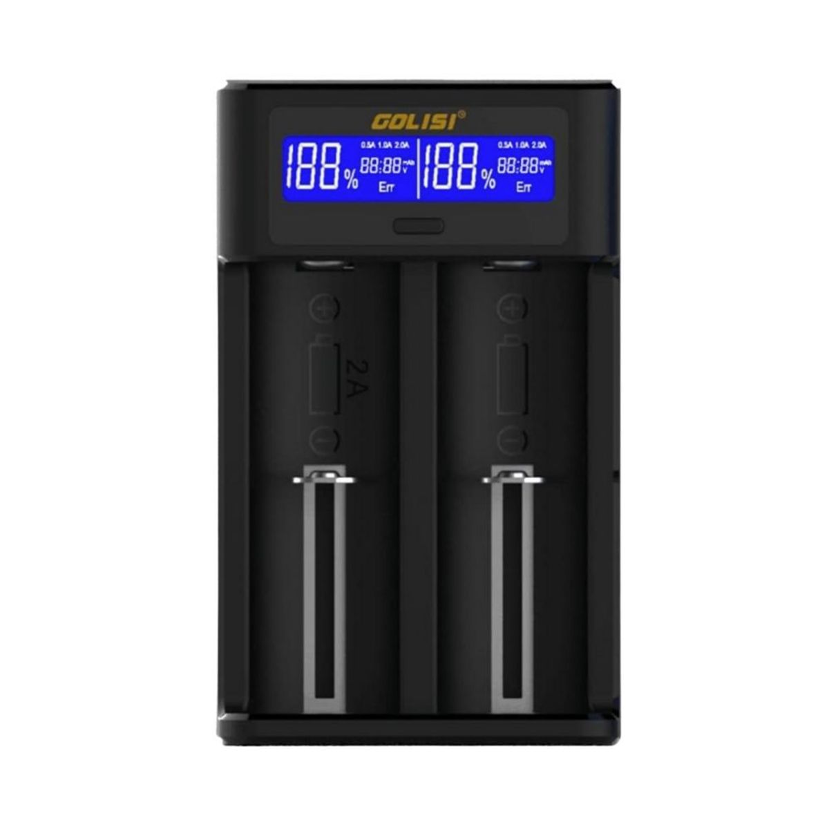 GENERICO - Cargador De Baterías X 2 Golisi I2 Original 18650 Y Otros