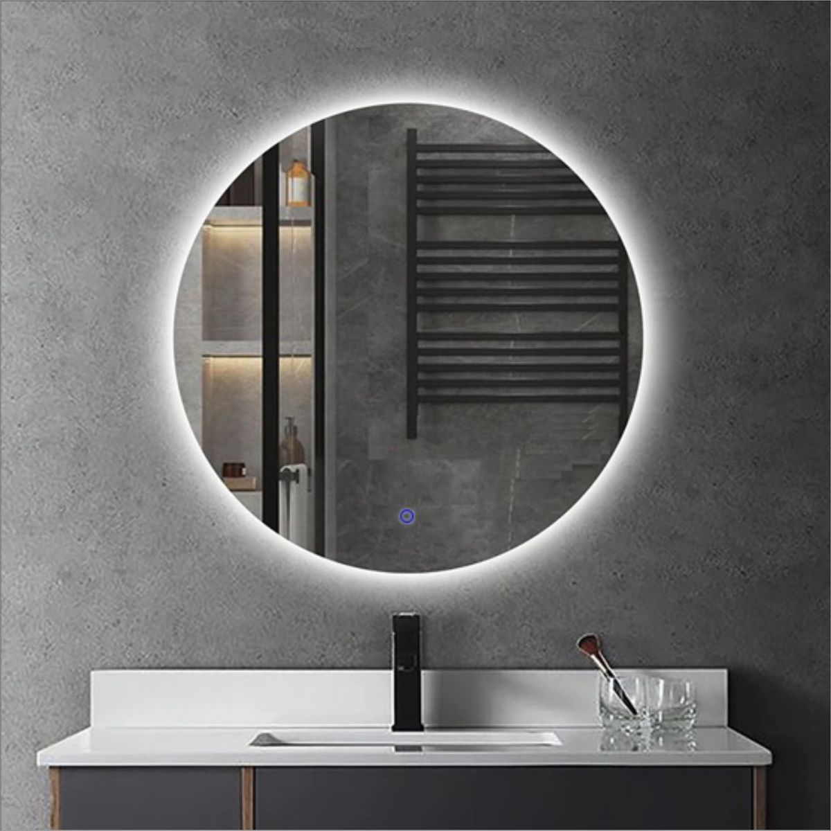 OEM - Espejo LED Tactil circular 60 cm RUNEN