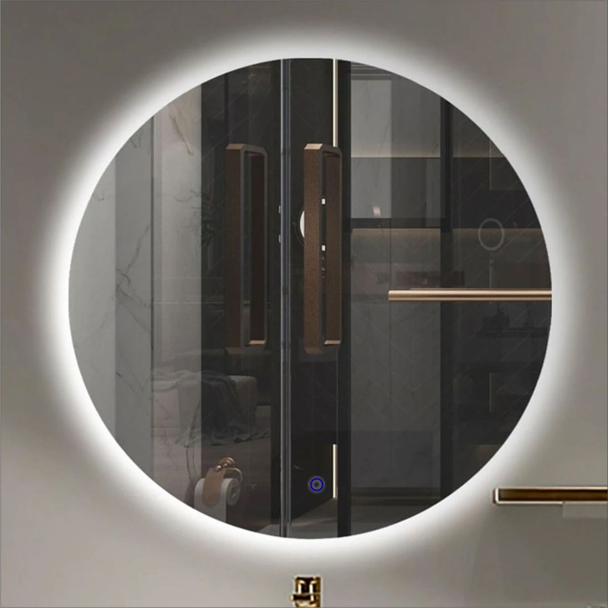 OEM - Espejo LED Tactil circular 60 cm RUNEN