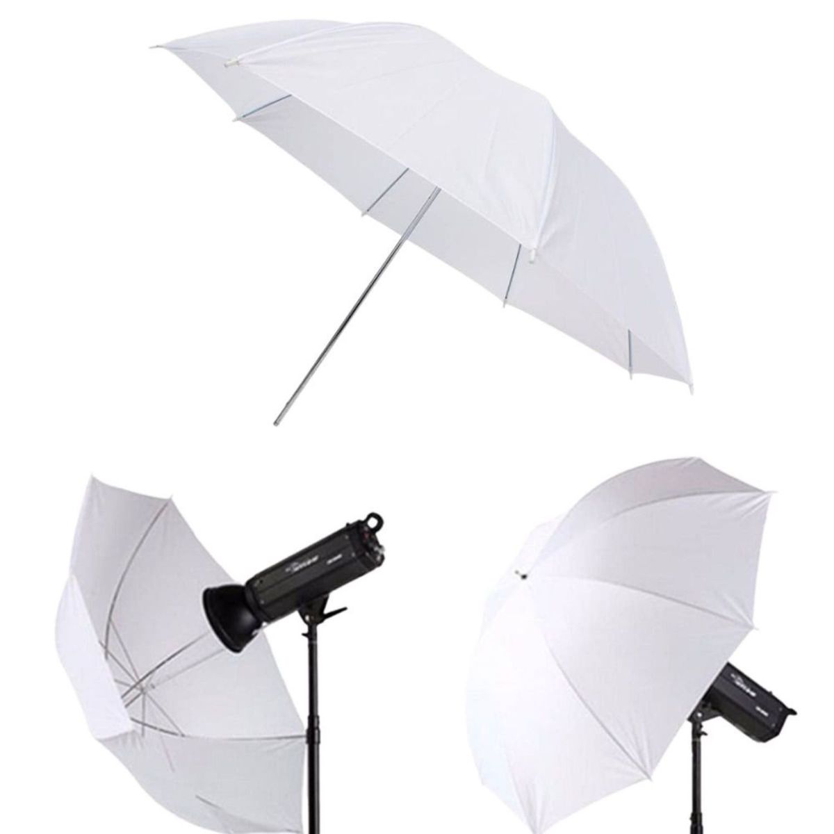 NEXUS - Sombrilla blanca LENZ 80cm