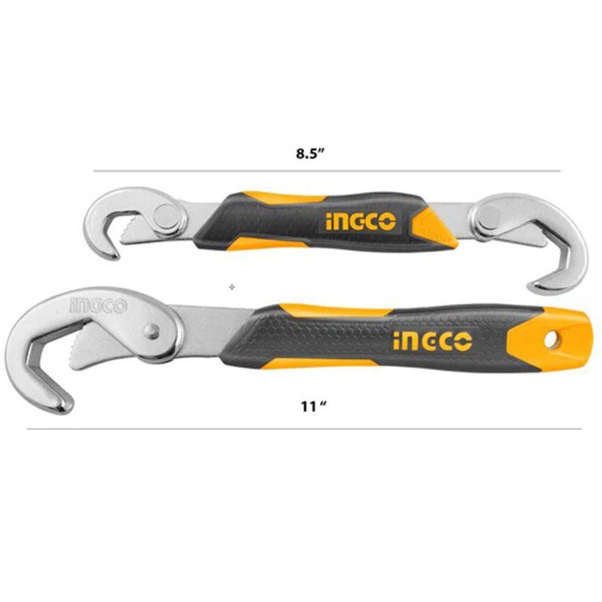 INGCO TOOLS - JUEGO DE LLAVES AJUSTABLES MULTIUSO UNIVERSAL INGCO - HBWS110808