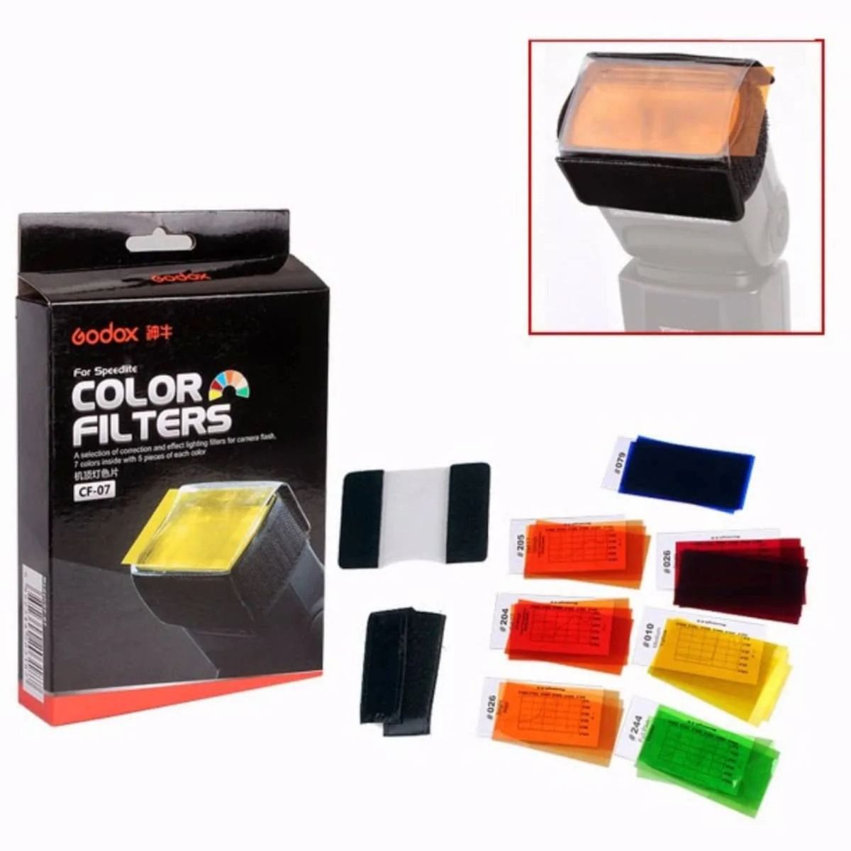 GODOX - Filtro de Color Godox CF07 para Flash