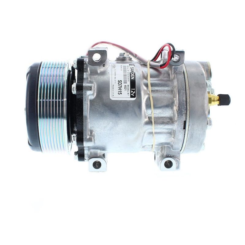 SANDEN - Compresor 7H15 8PK 12V 119MM LARGO TAPA GK (OE) 4021 SANDEN