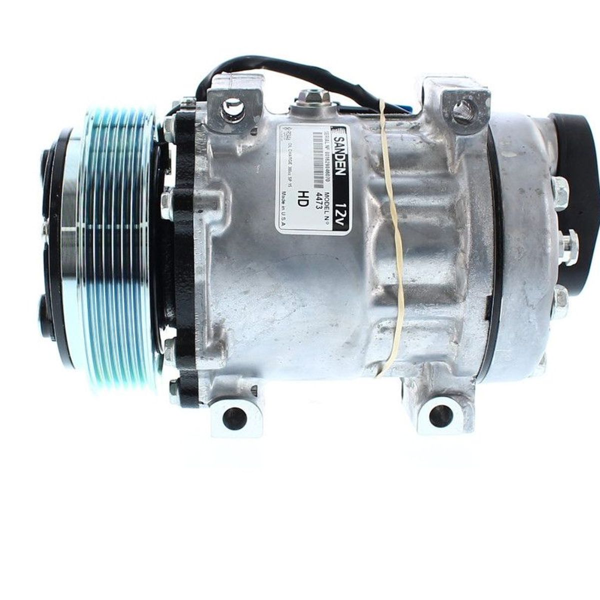 SANDEN - Compresor 7H15 6PK 12V 125MM TAPA GH (OE) 4473 4819 SANDEN