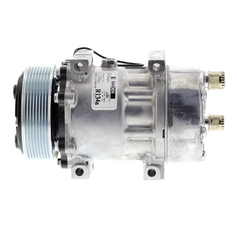 SANDEN - Compresor SD7H15 8PK 12V 119MM TAPA KC OE U4666 SANDEN