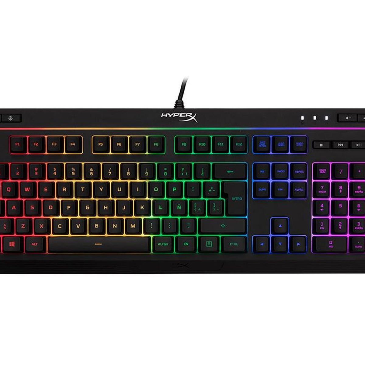 HYPERX - Teclado Gamer Hyperx Alloy Core Luces Rgb Resistente Usb