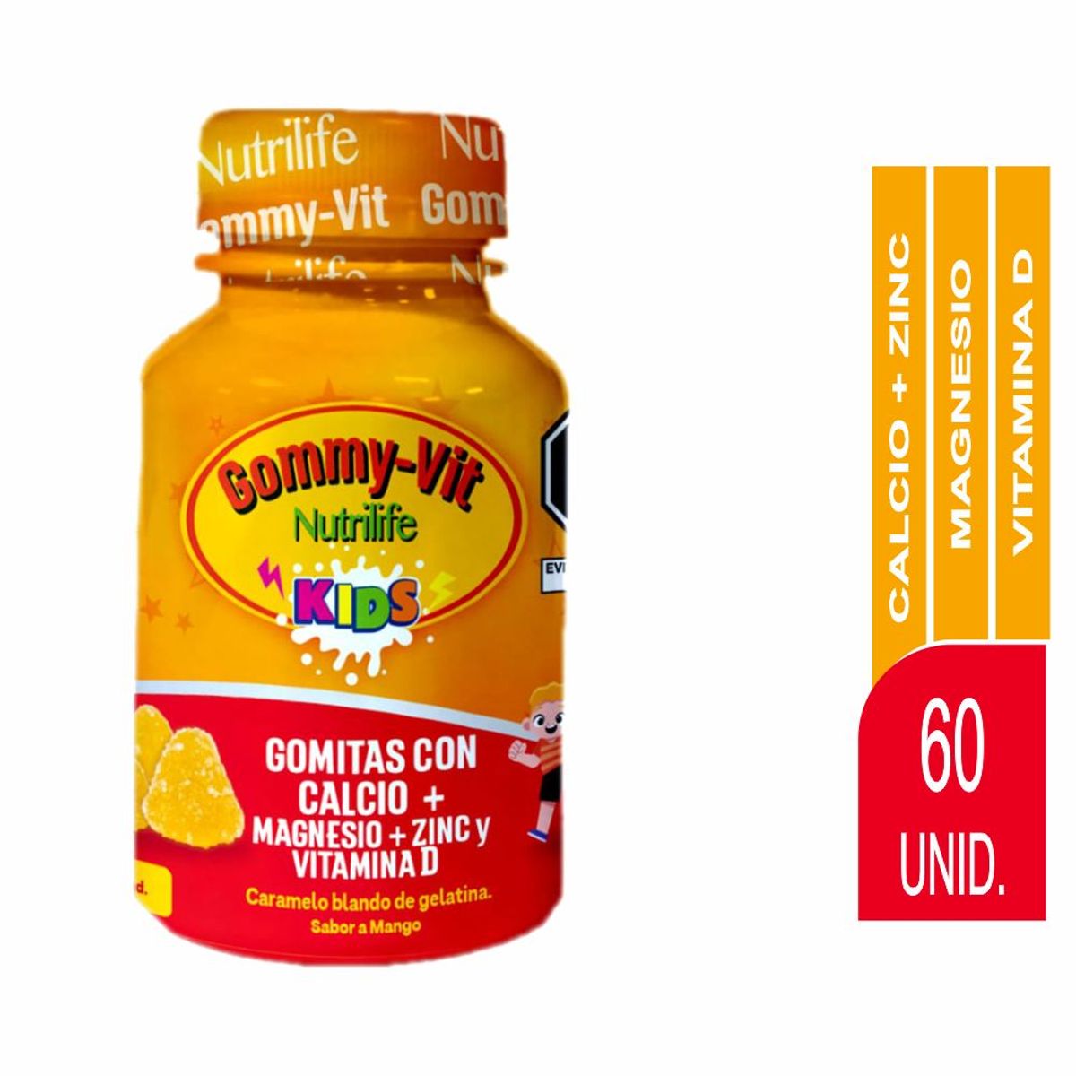 GENERICO - Gomitas Calcio Magnesio Zinc y Vitamina D