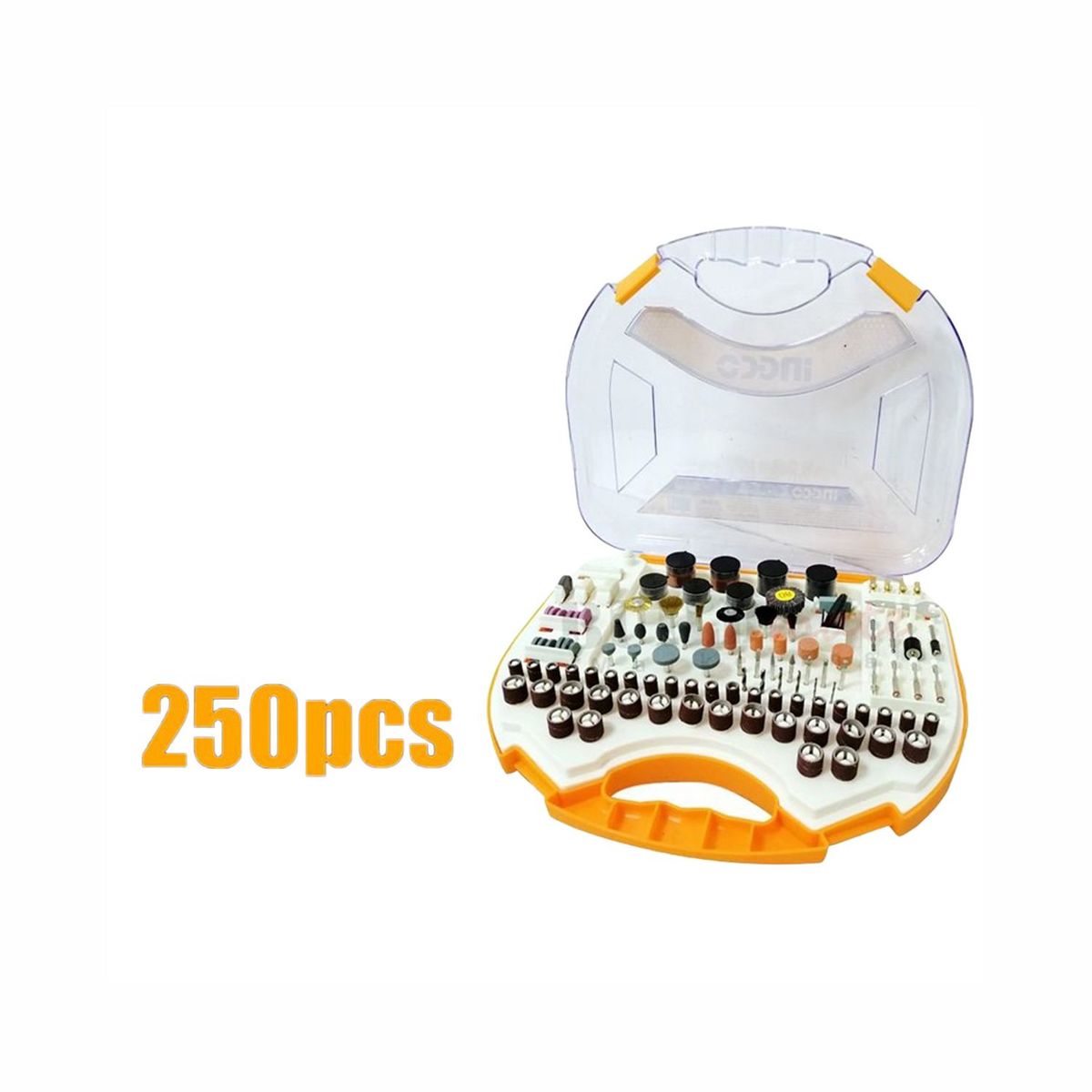 INGCO TOOLS - SET DE ACCESORIOS PARA MINI TORNO 250PCS DREMEL INGCO - AKMG2501
