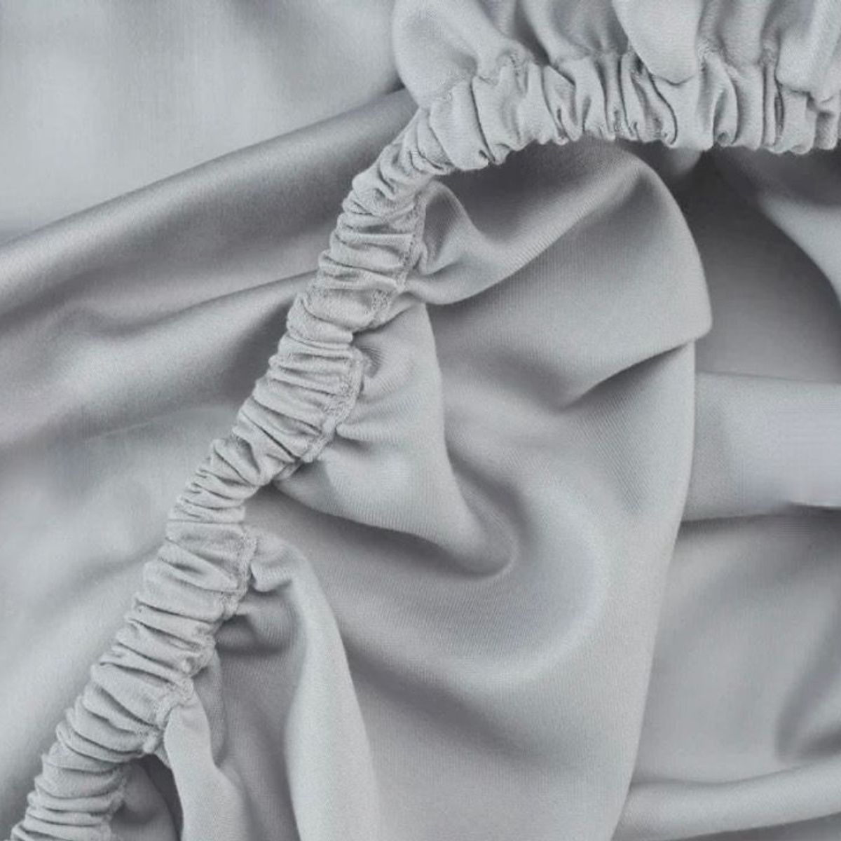 ISATEX HOME - Juego De Sábanas De Algodón Pima 200 Hilos Queen Plomo