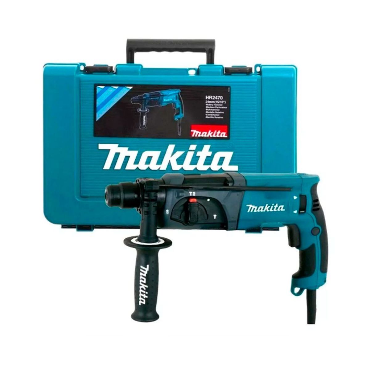 MAKITA - Martillo Perforador Makita HR2470 Plus 24 mm 780W  2.7 J