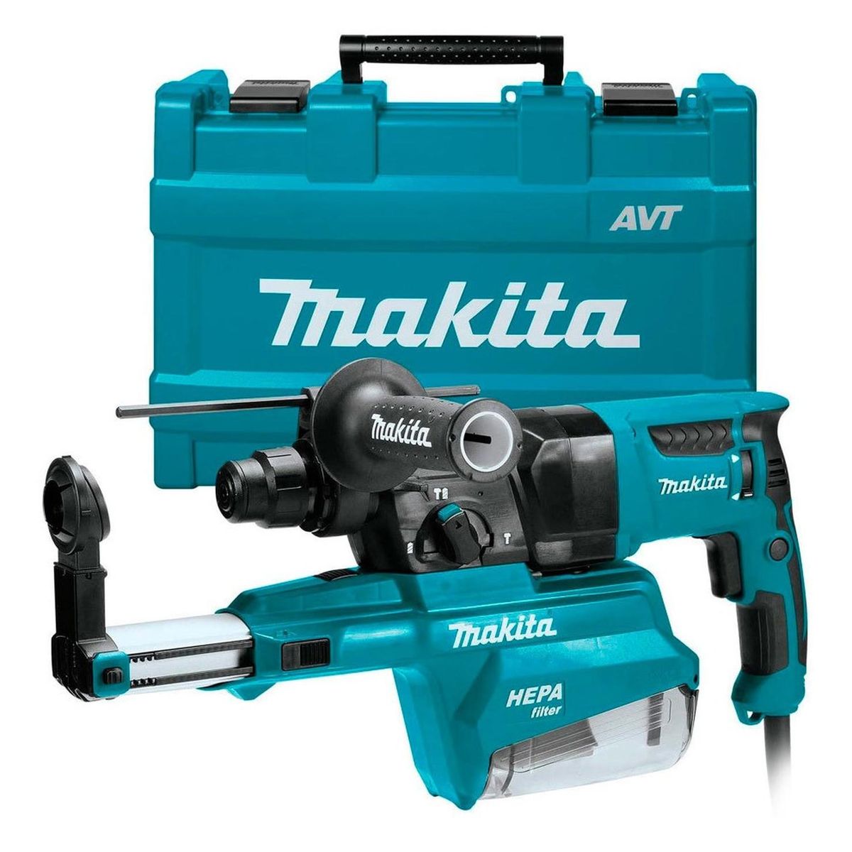 MAKITA - Rotomartillo Makita HR2652 SDS Plus 800W  2.2J con Aspiración HEPA