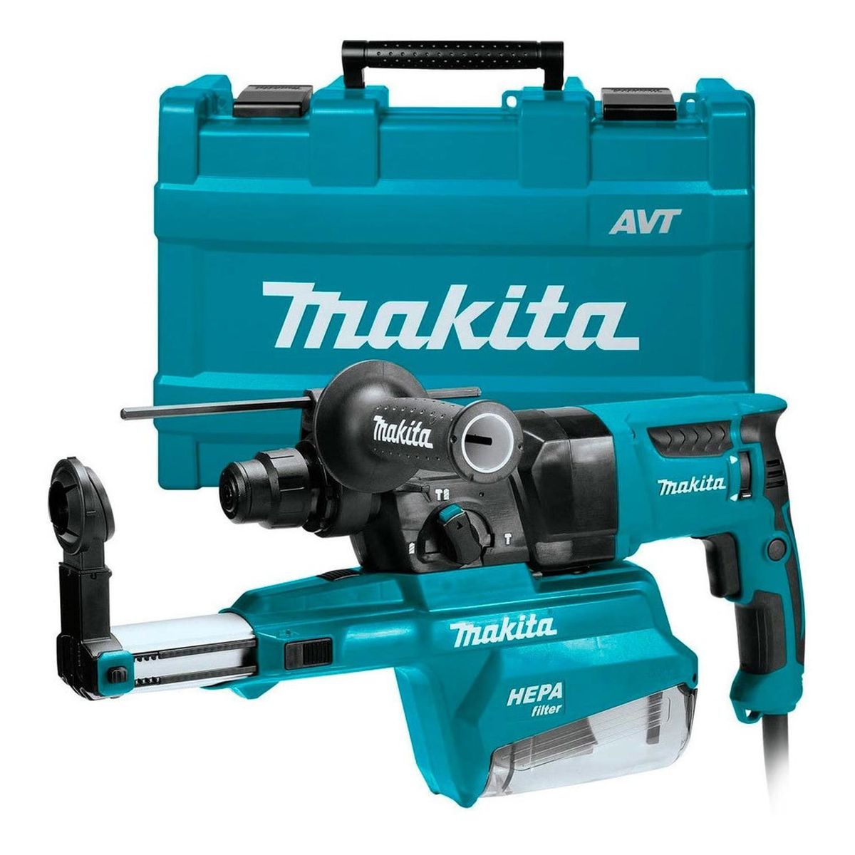 MAKITA - Rotomartillo Makita HR2652 SDS Plus 800W  2.2J con Aspiración HEPA