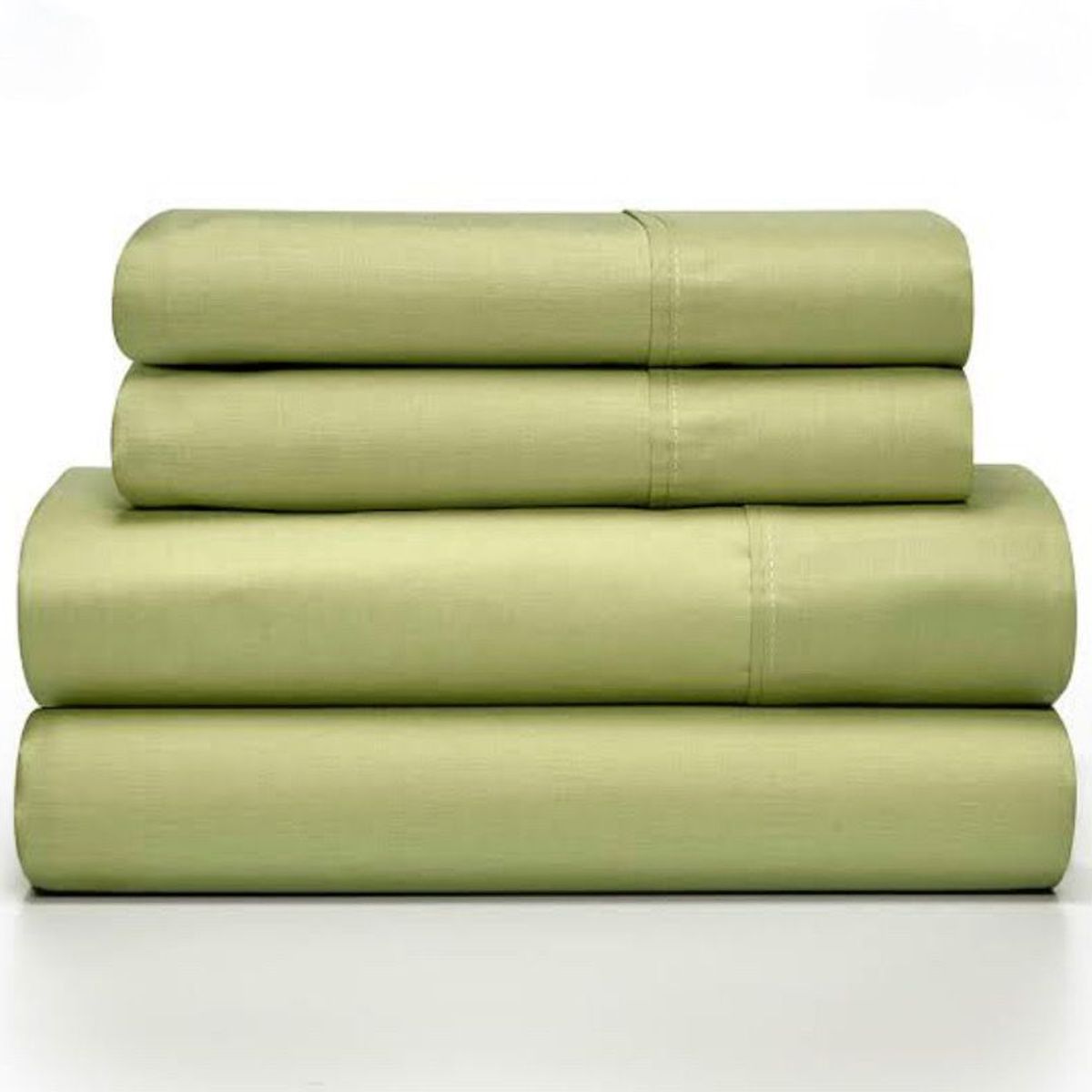 ISATEX HOME - Juego De Sábanas De Algodón Pima 200 Hilos King Verde