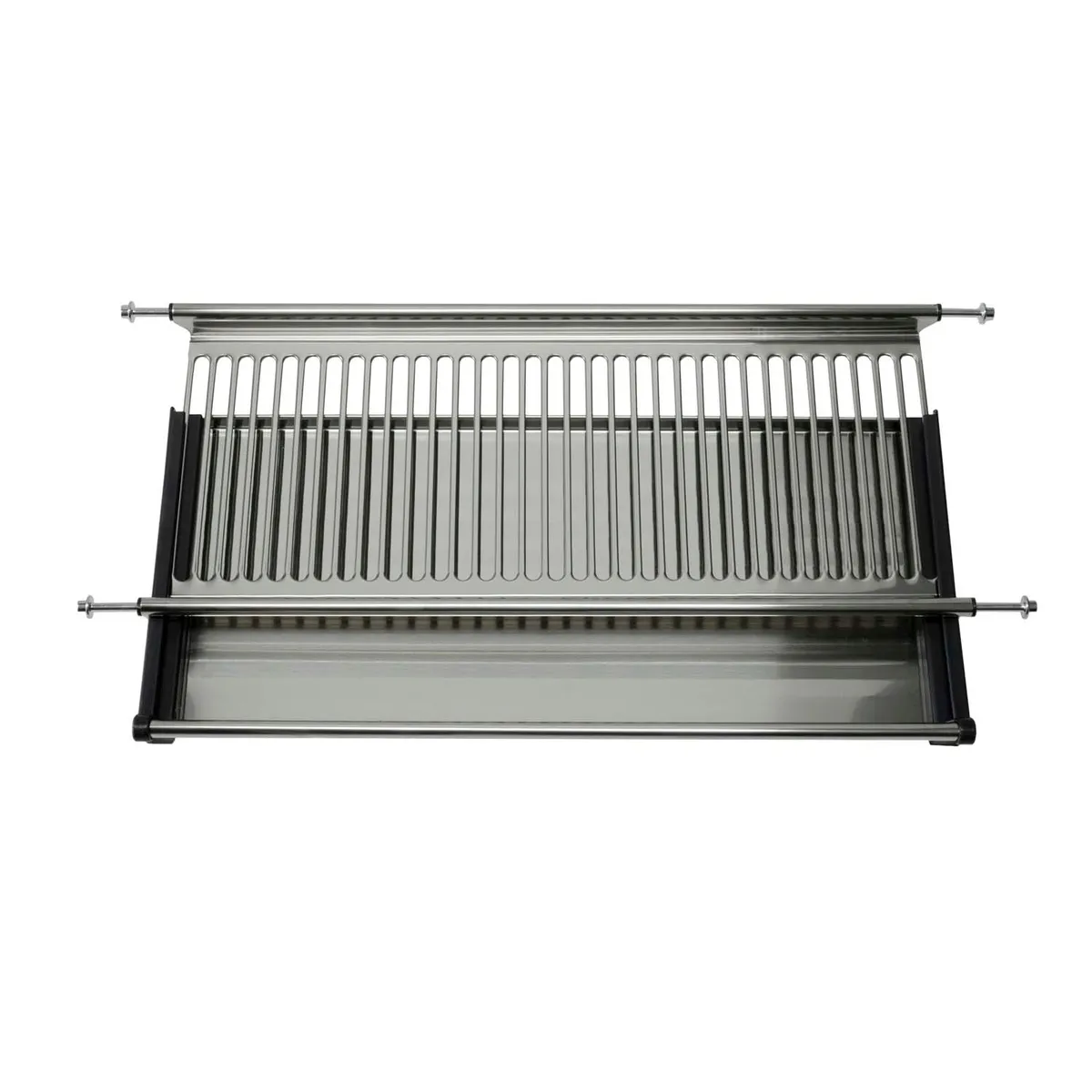 MAS CASA MOBILIARIO Y ACCESORIOS - Escurridor de platos y tazas de acero inoxidable para módulo de 60 cm