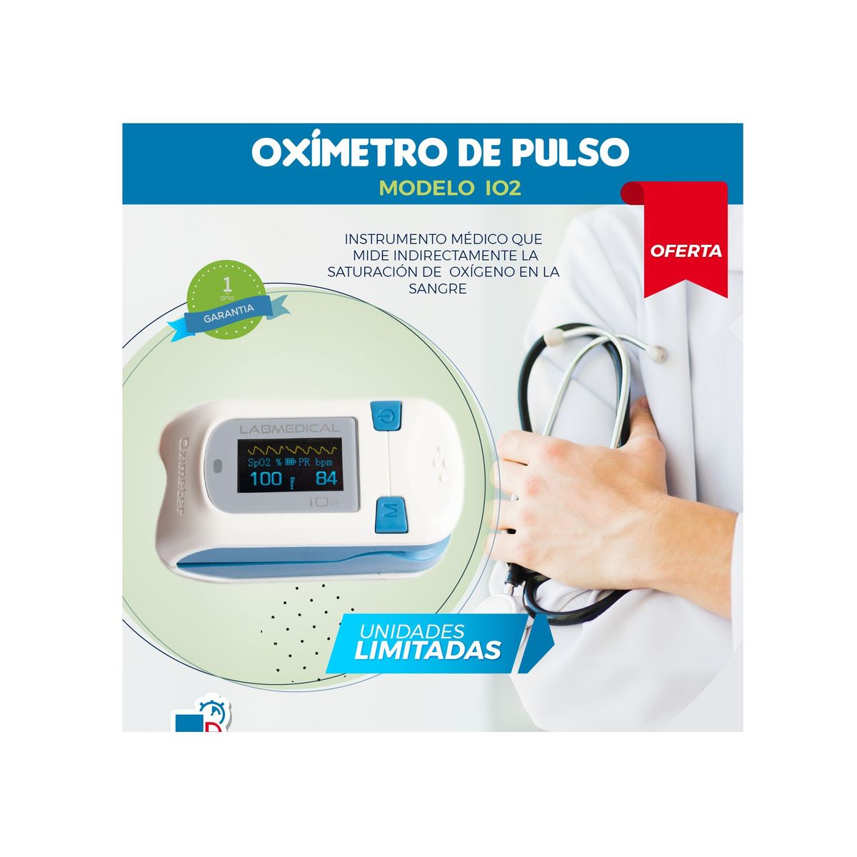 LABMEDICAL - OXIMETRO DE PULSO LABMEDICAL