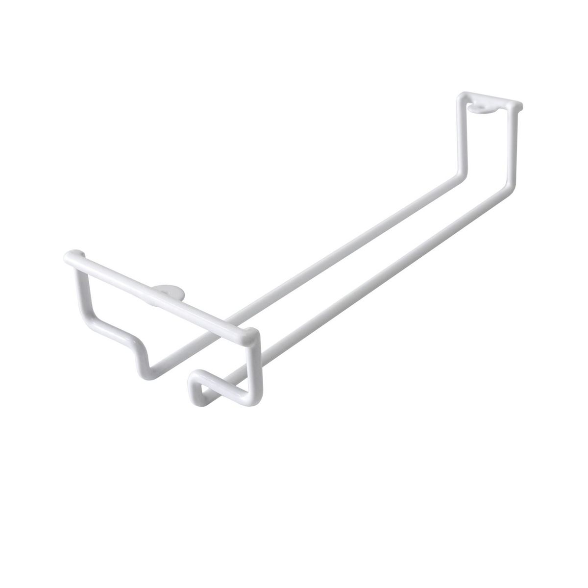 MAS CASA MOBILIARIO Y ACCESORIOS - Porta copas Más Casa Perú de 1 fila plastificado de 27 cm color blanco