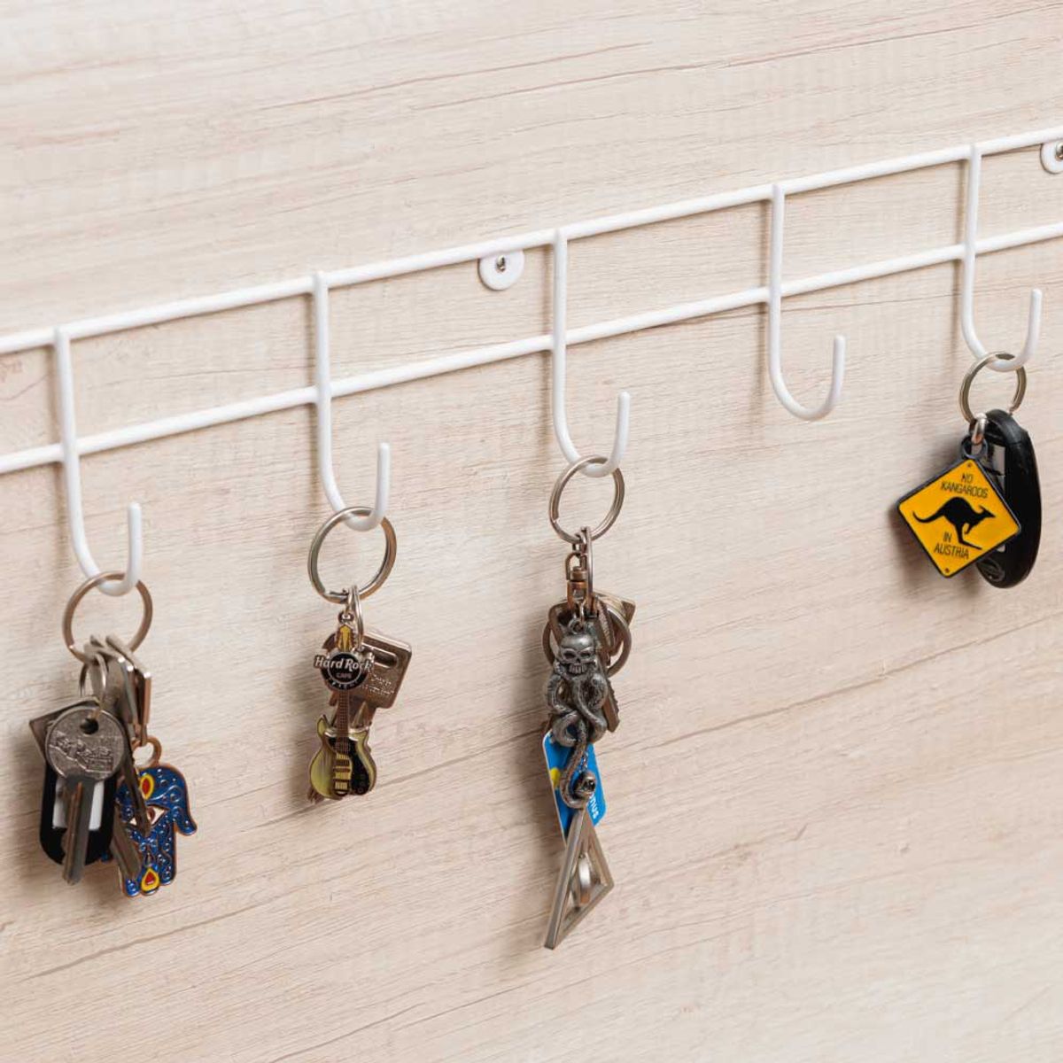 MAS CASA MOBILIARIO Y ACCESORIOS - Perchero plastificado multifuncional Más Casa Perú de 60 cm blanco