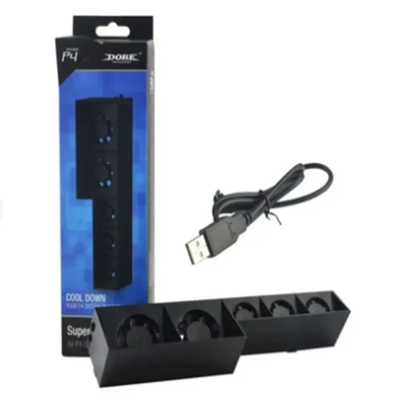 SEISA - Cooler Para Playstation 4 Fat - 5 Ventilador para Ps4 Fat