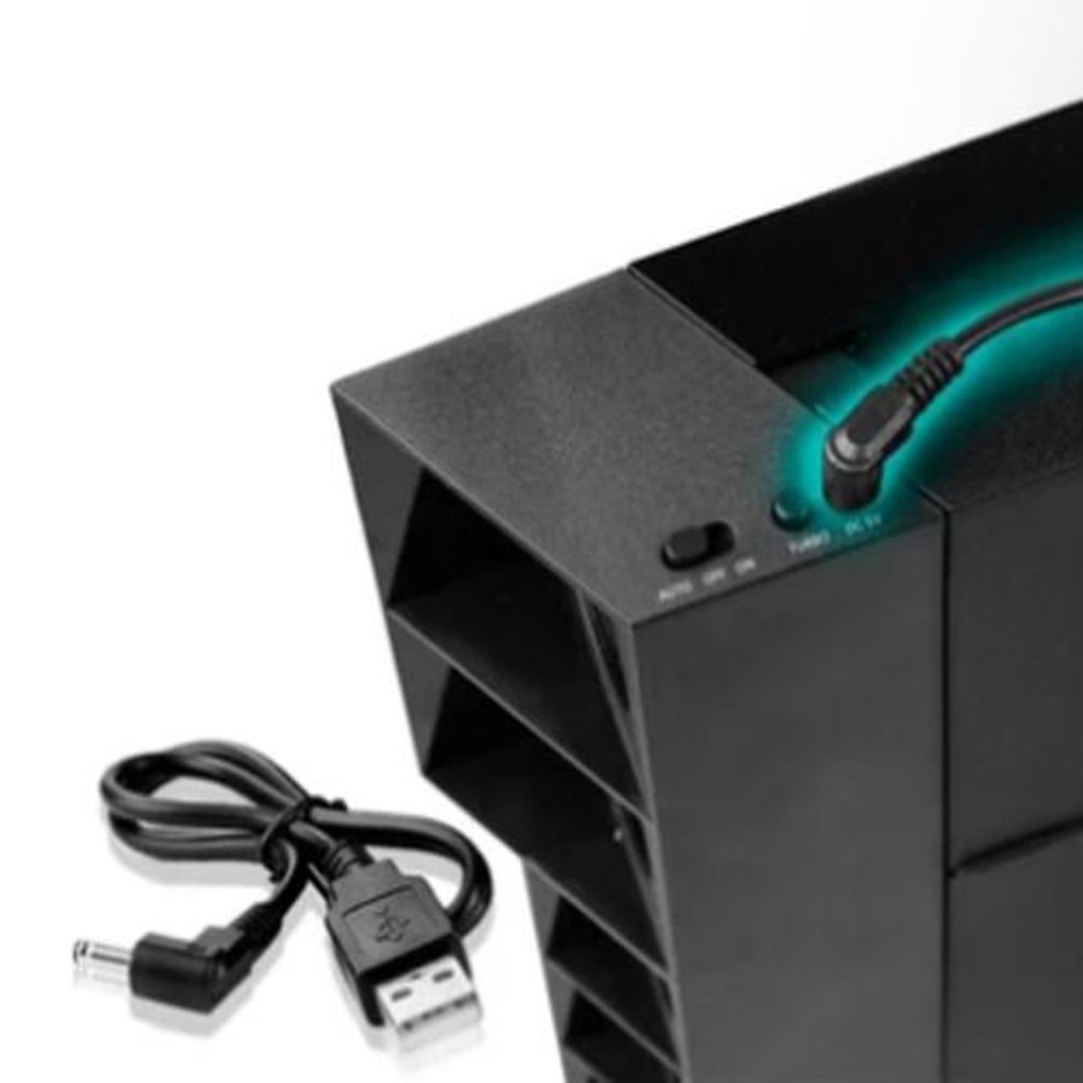 SEISA - Cooler Ventilador para PS4 FAT Enfriador 5 Ventiladores