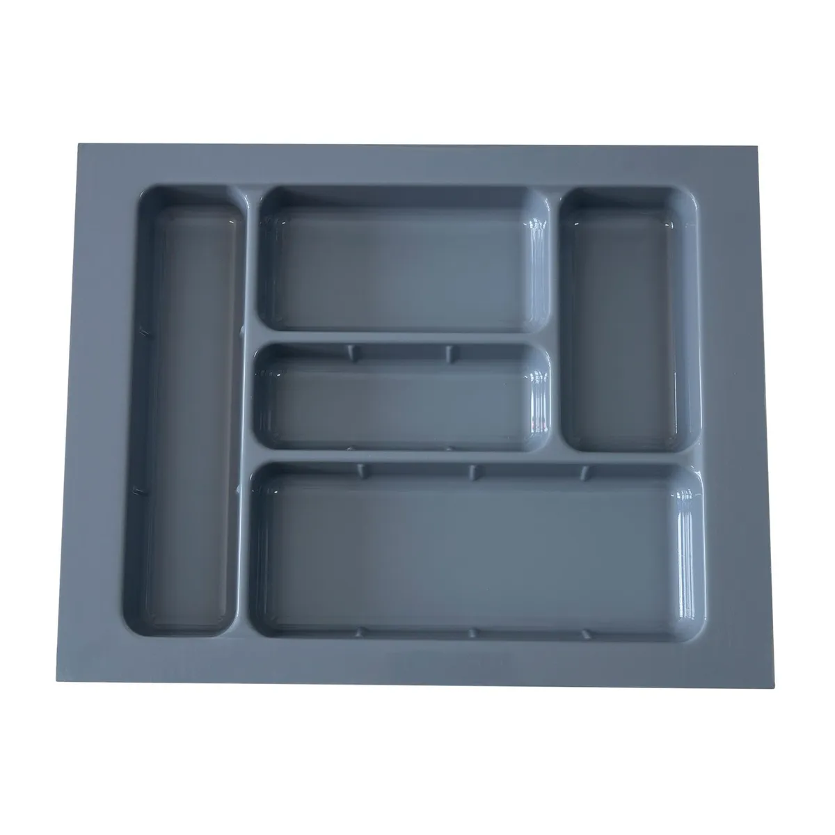 MAS CASA MOBILIARIO Y ACCESORIOS - Cubertero Más Casa Perú de plástico ABS de 38 cm x 48.5 cm color gris