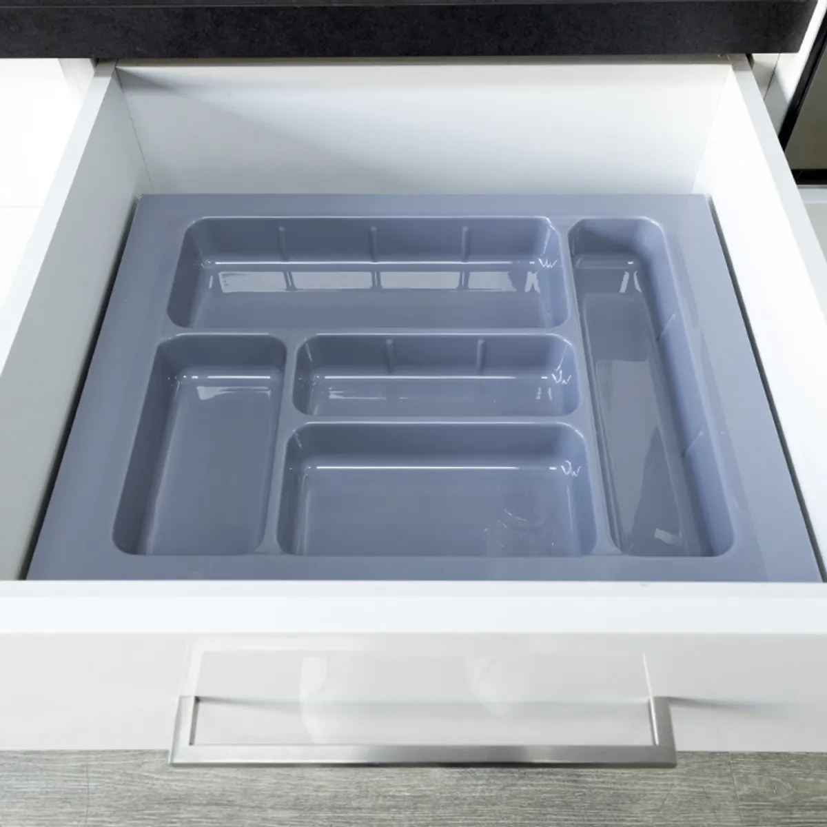 MAS CASA MOBILIARIO Y ACCESORIOS - Cubertero Más Casa Perú de plástico ABS de 38 cm x 48.5 cm color gris