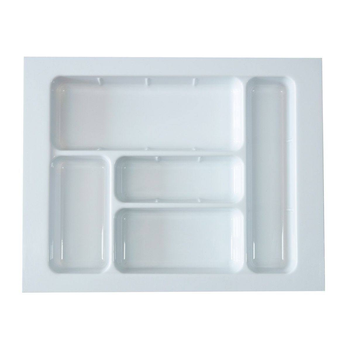 MAS CASA MOBILIARIO Y ACCESORIOS - Cubertero Más Casa Perú de plástico ABS de 38 cm x 48.5cm color blanco