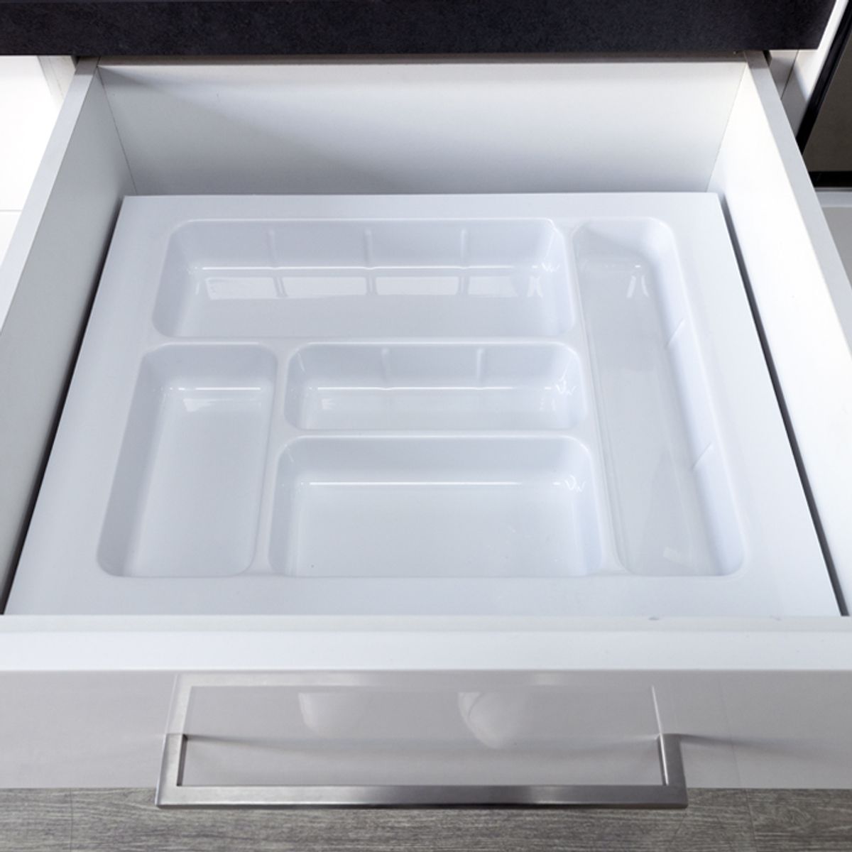 MAS CASA MOBILIARIO Y ACCESORIOS - Cubertero Más Casa Perú de plástico ABS de 38 cm x 48.5cm color blanco