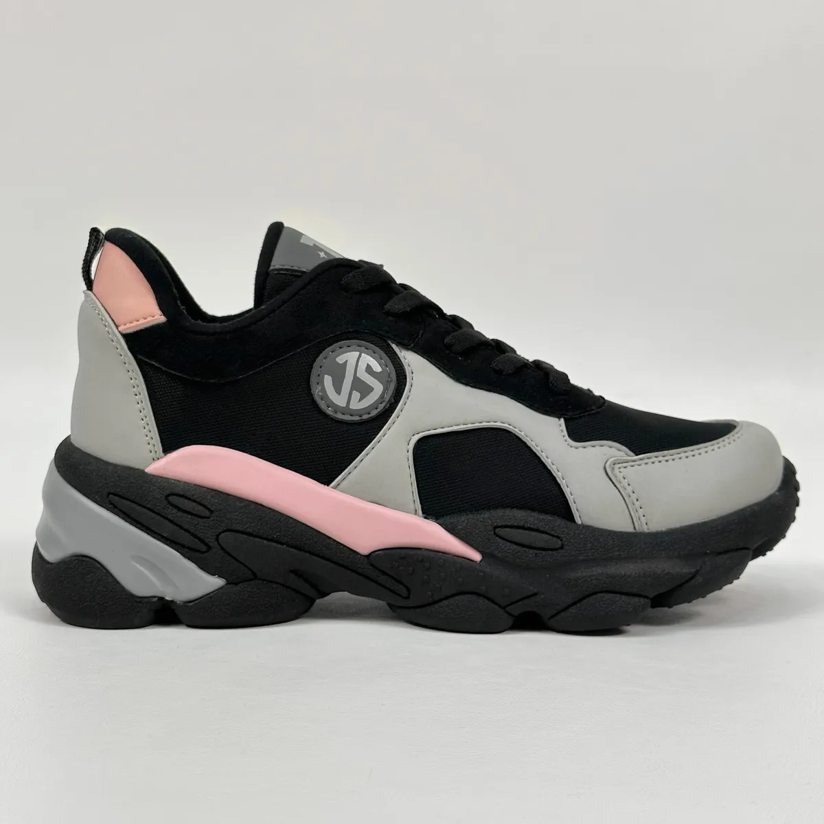 BASHIRA - Zapatilla Urbana Bashira Mitsy Para Mujer - RosadoNegro