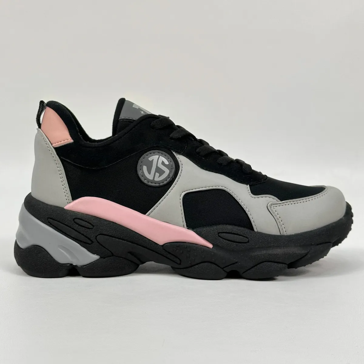 BASHIRA - Zapatilla Urbana Bashira Mitsy Para Mujer - RosadoNegro