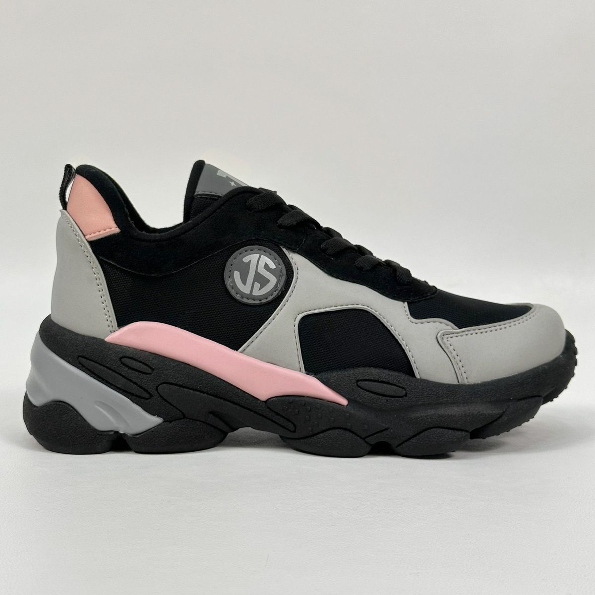 BASHIRA - Zapatilla Urbana Bashira Mitsy Para Mujer - RosadoNegro