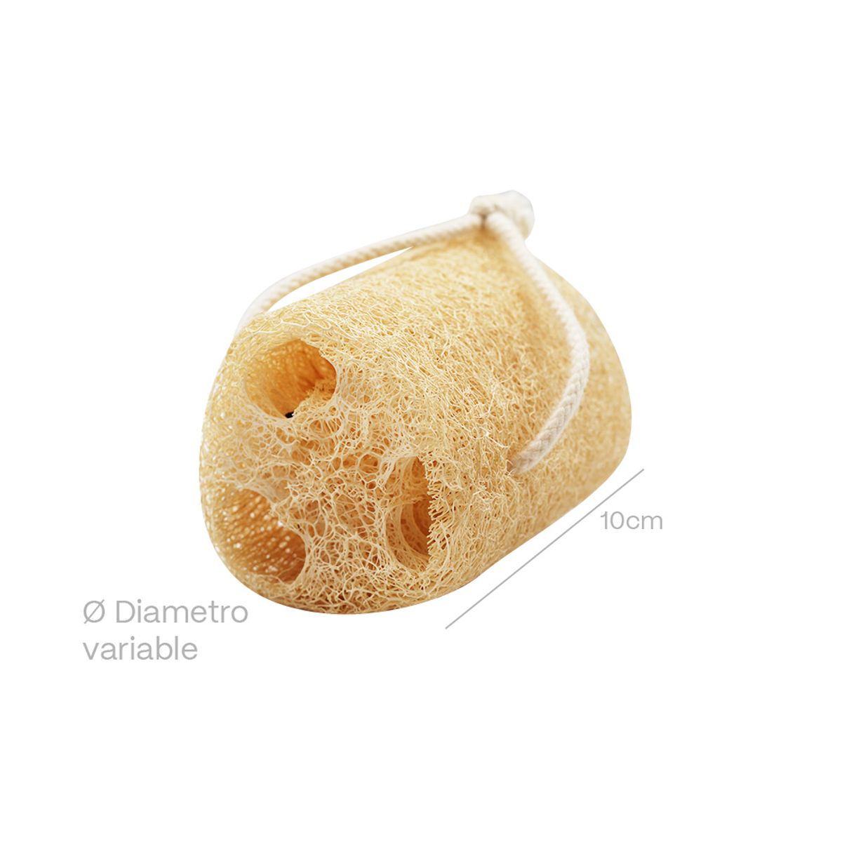 BAMBOO BALANCE - Luffa - Esponja Multiusos - 10 cm