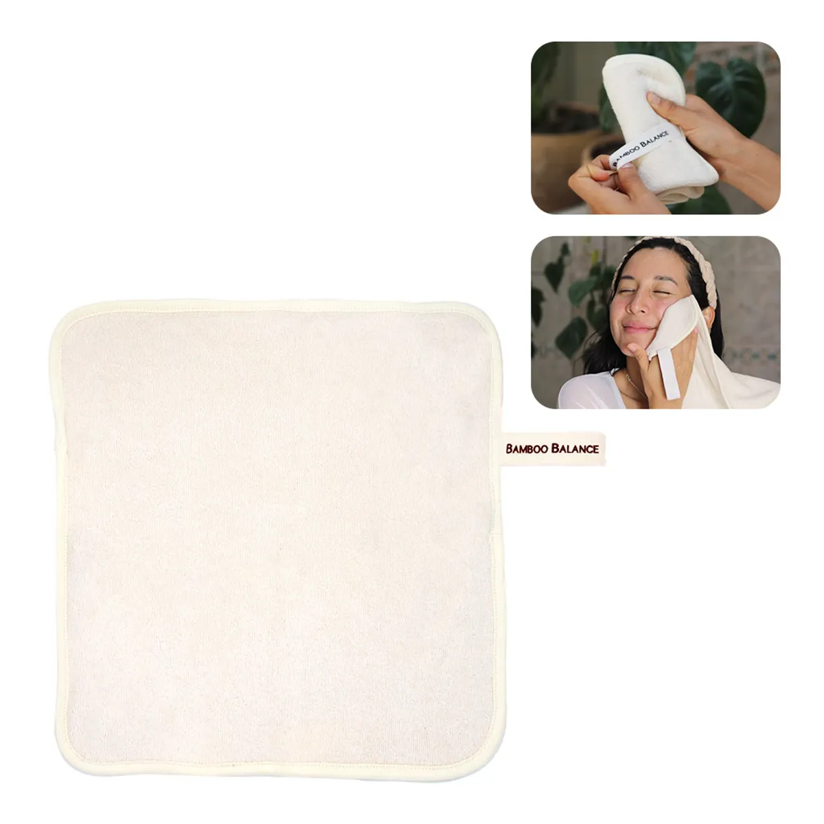 BAMBOO BALANCE - Toalla Facial de Algodón Orgánico Bamboo Balance