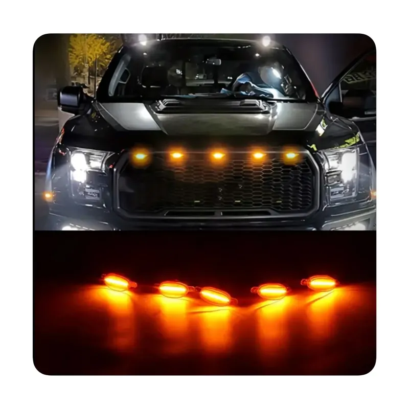 GENERICO - Luces Raptor Universal para Autos y Camionetas - Smoked