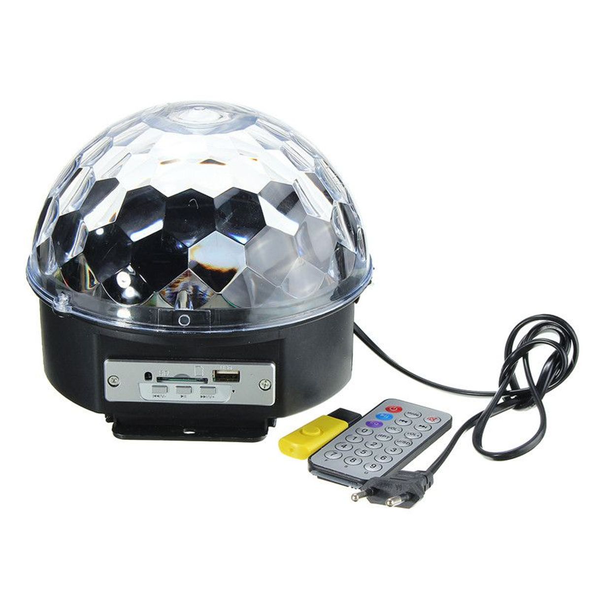 SEISA - Parlante Bluetooth Bola Mágica LED Multicolor para Fiesta Audiorítmica