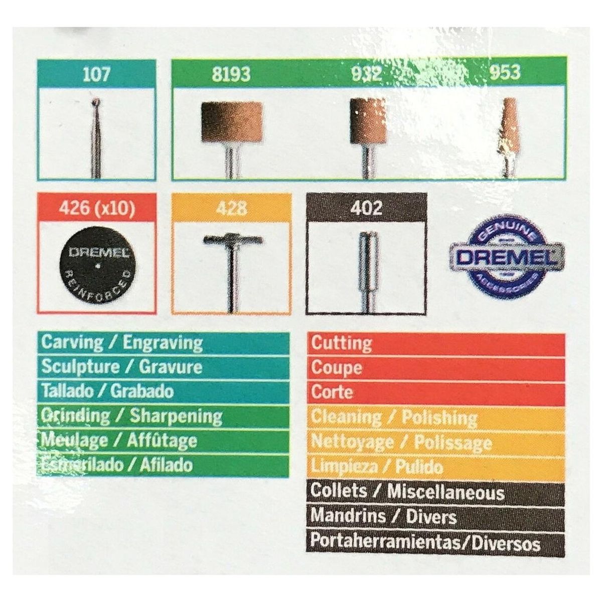 DREMEL - Kit 16 Accesorios Metal Dremel 734