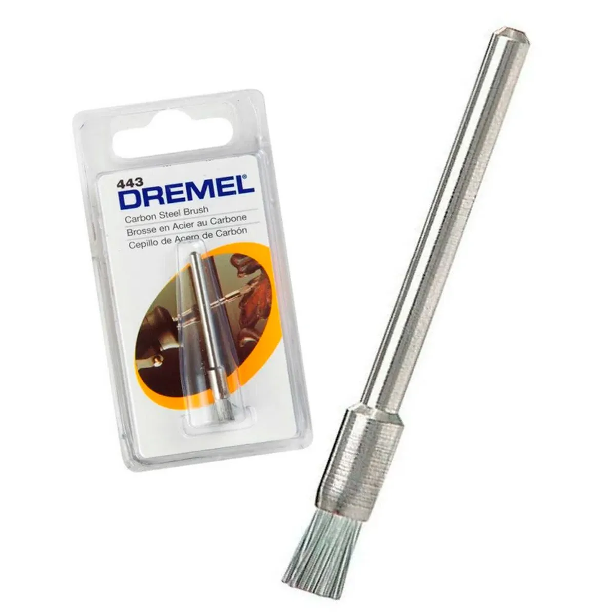 DREMEL - Cepillo de Acero al Carbono 443 Dremel  1/8"