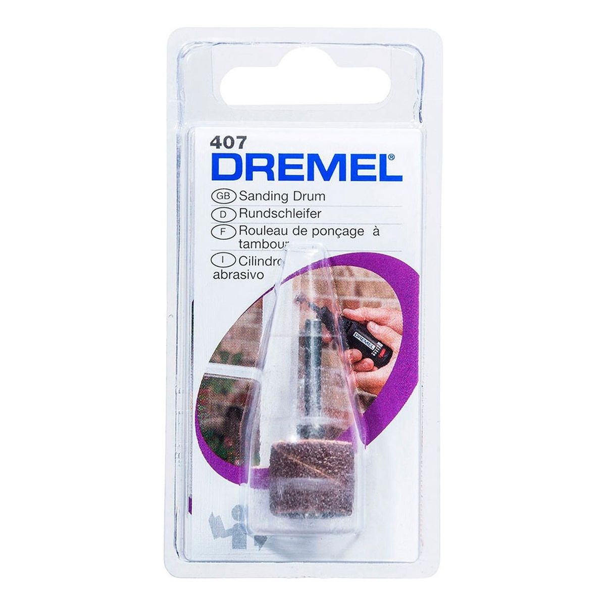 DREMEL - Mandril Porta Banda de Lija 1/2" Dremel EZ407